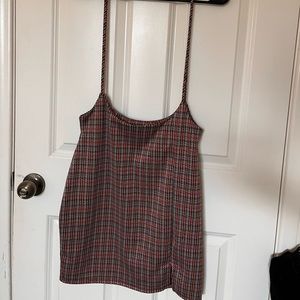 Plaid skirt! Size L, never worn!